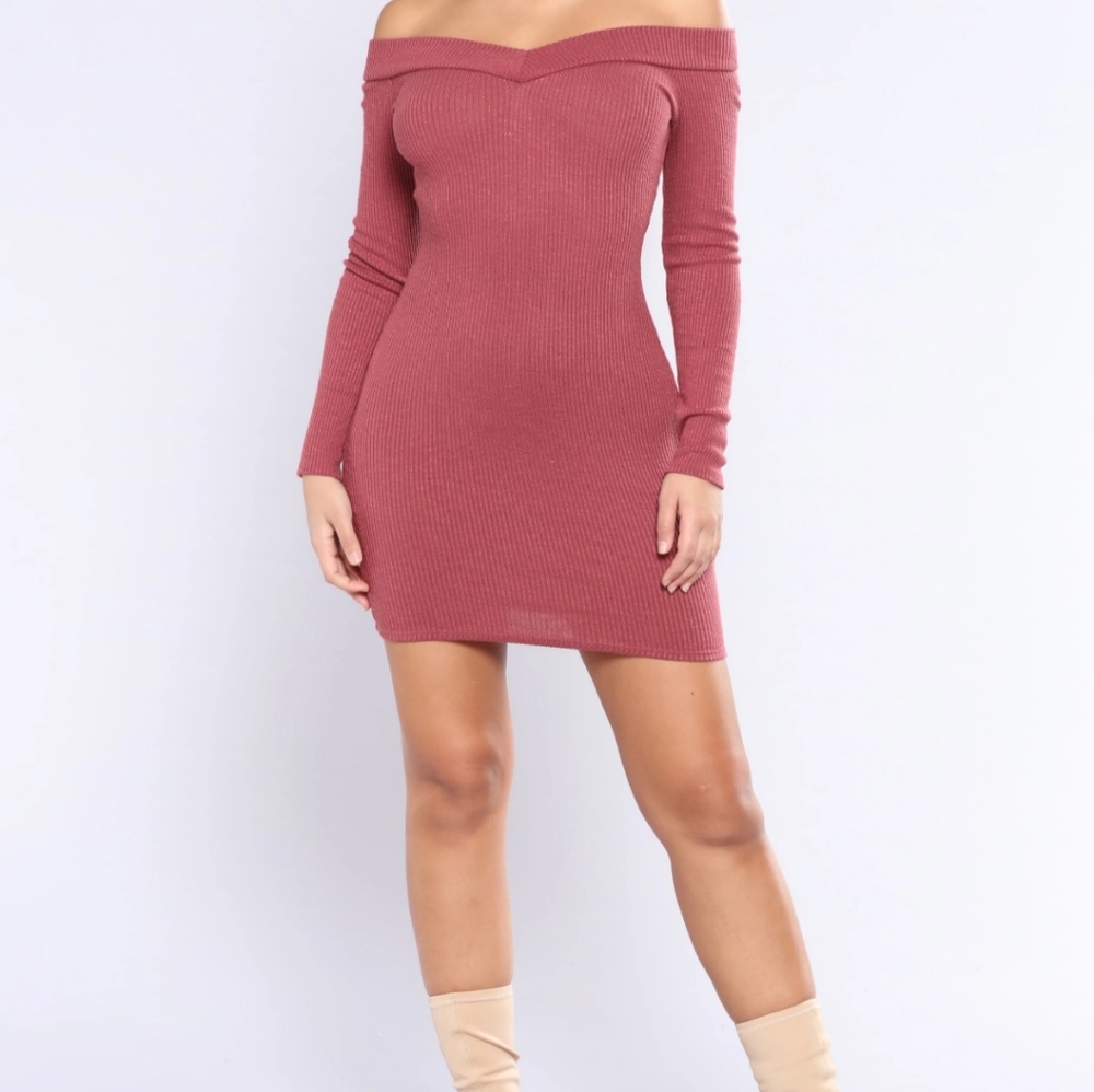 Fashion Nova Ribbed Dress -NWT